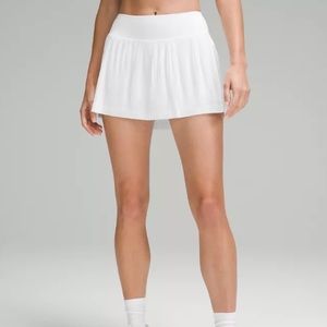 RARE 🌟 Lululemon Pleat to Street Skirt III - Size 4 - White